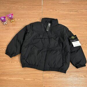 Stone Island's new Black Warrior detachable down jacket